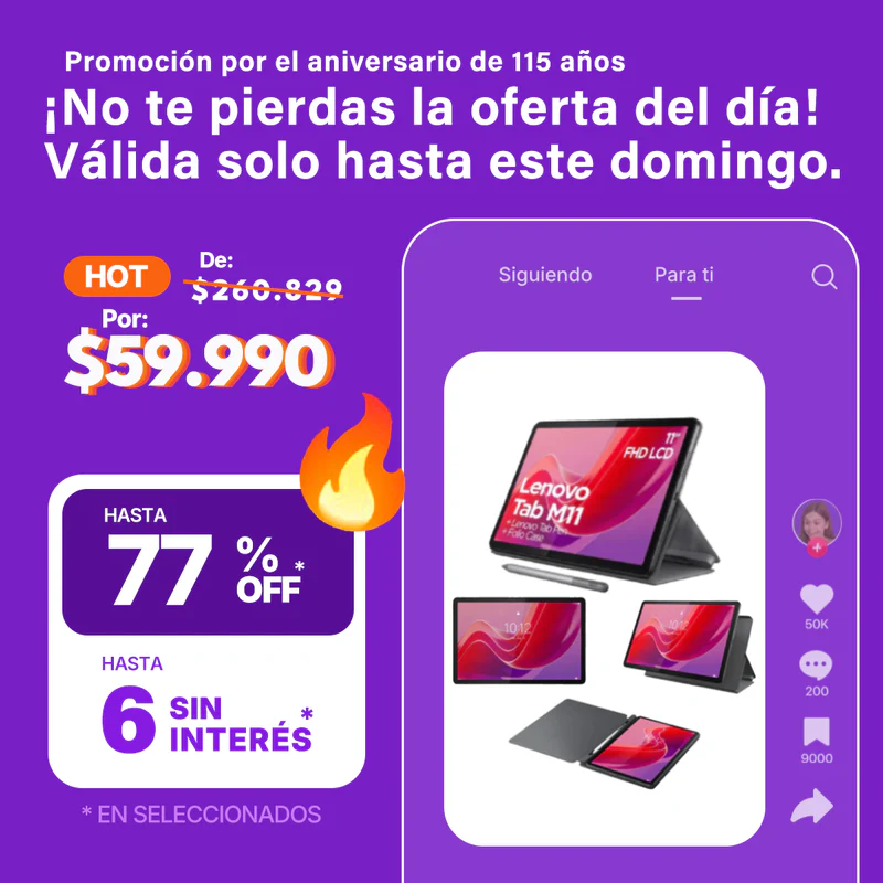 Tablet Lenovo Tab M11 8gb Ram 128gb Funda Lápiz 11'' Wuxga Color Gris oscuro