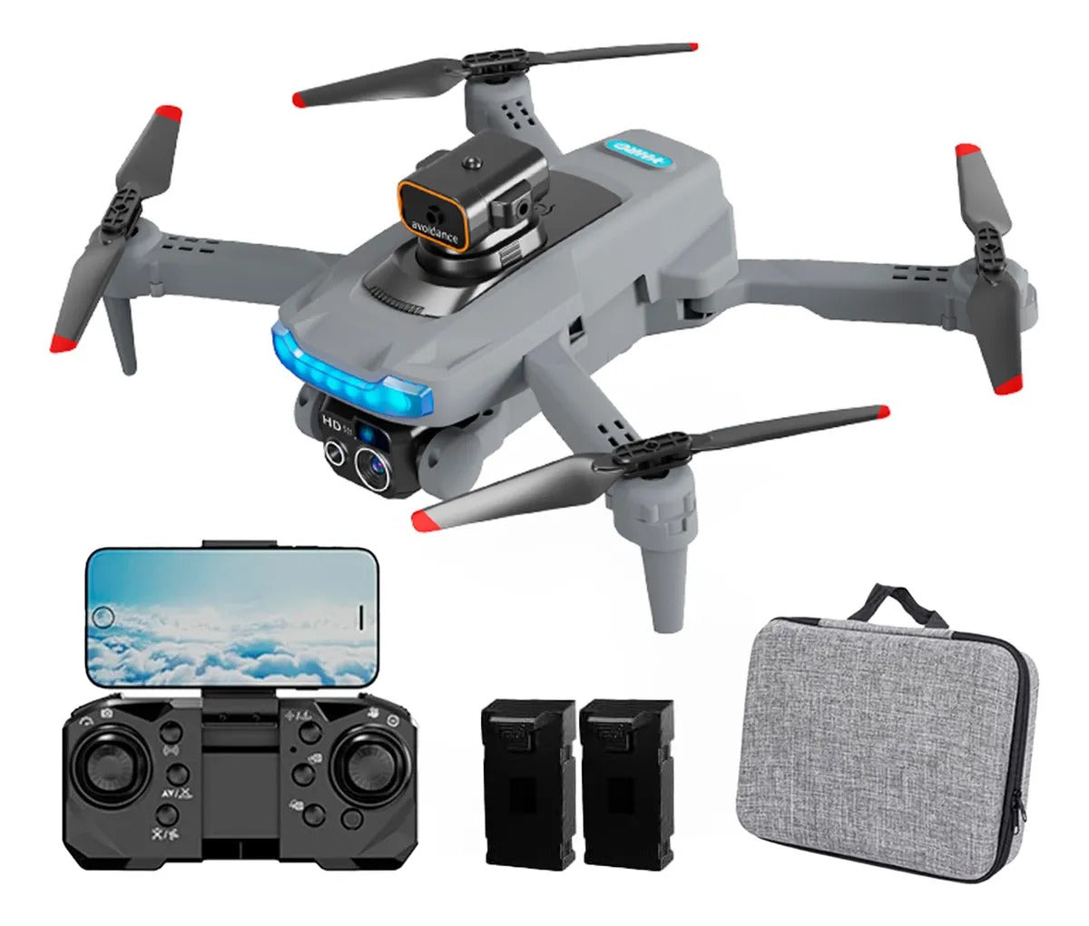 Mini Drone P15 Camara Dual Video Plegable Bateria Recargable Smart Tech