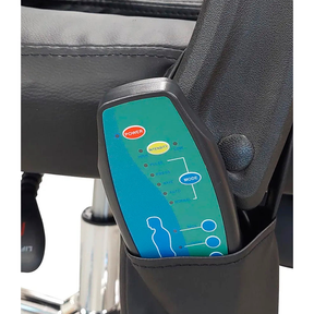 Silla De Oficina Masajeador Presidencial Stephan - Desillas Color Negro