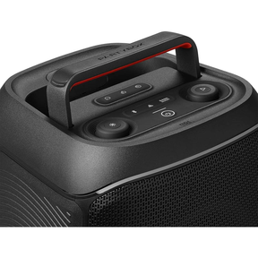 JBL Partybox Club 120, altavoz portátil para fiestas, asa plegable ergonómica, sonido JBL Pro, luces, 12 horas de batería, resistente a salpicaduras IPX4, color negro