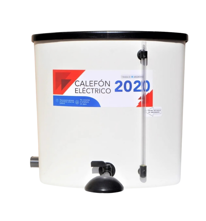 Calefon Electrico Ducha Pvc 20 Litros Nivel De Agua