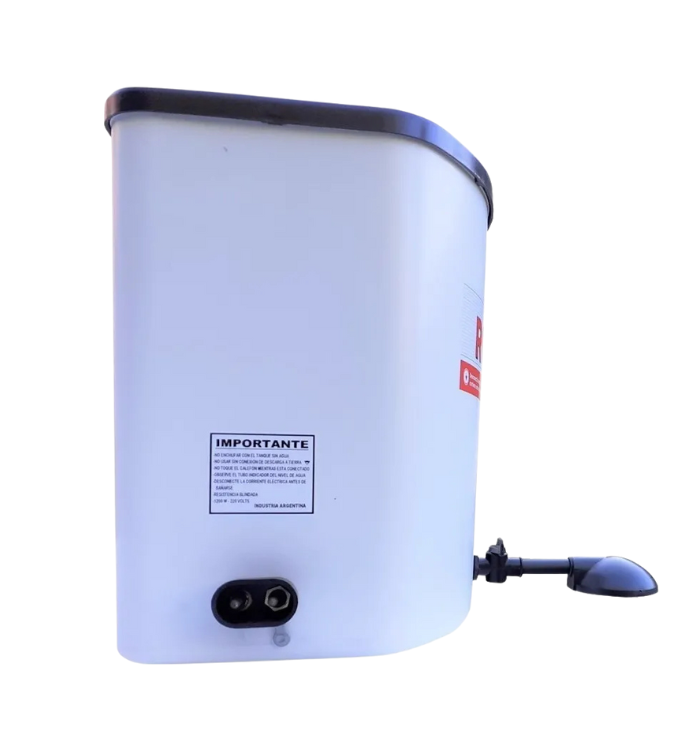 Calefon Electrico Ducha Pvc 20 Litros Nivel De Agua