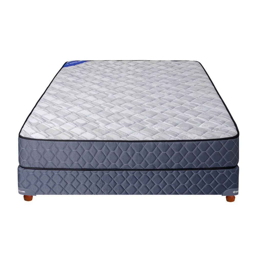 Sommier CL Estelar 140x190 Espuma + 2 Almohadas de Regalo