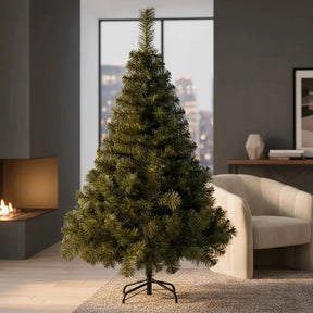 Árbol de Navidad Canadiense de Lujo con pata metálica 1,20mts