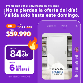 Placard 180x180 cm cubos Diseños Modernos Blanco