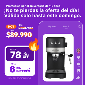 Cafetera Admiral Express AD-CE8502