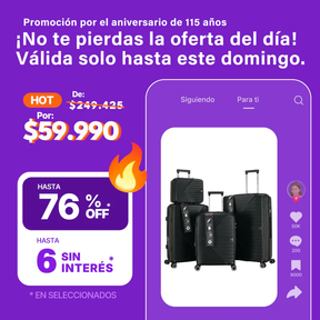 Set De 4 Valijas Rígidas Agarrate Catalina Beauty Tsa G360