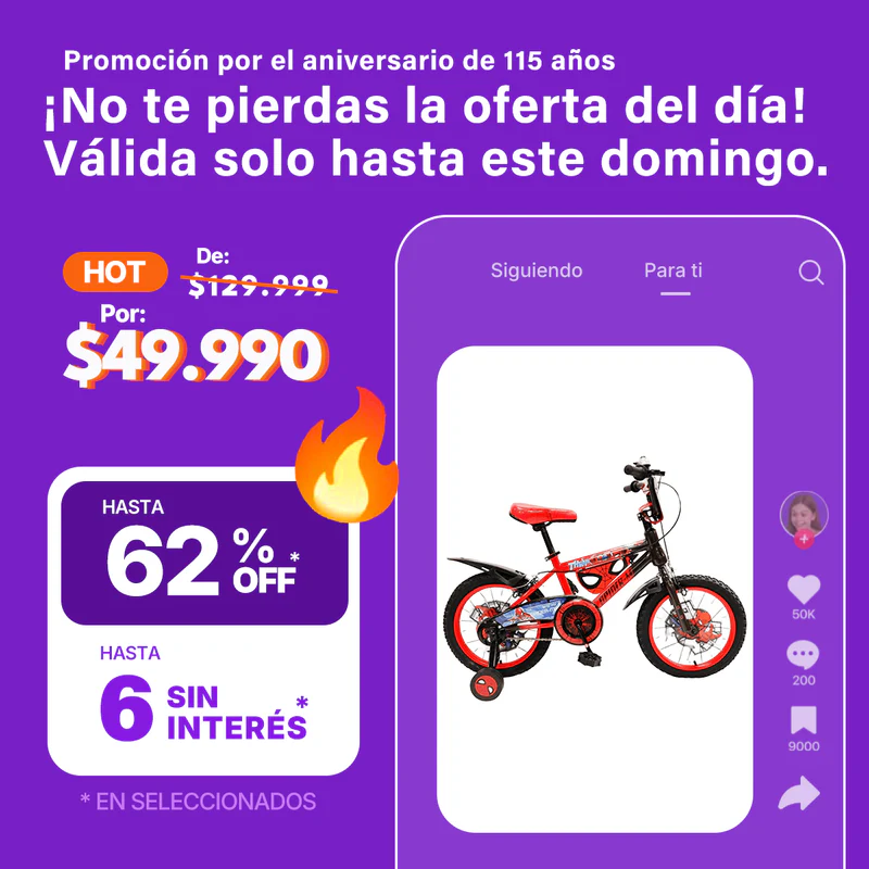 Bicicleta Marvel Spiderman Rodado 16" Super Deluxe