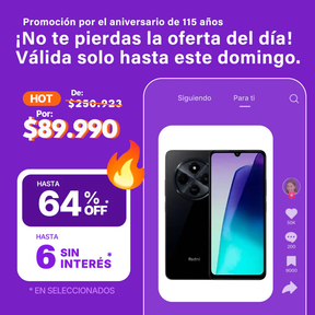 Xiaomi Redmi 14c 4g 256gb 8gb Ram Dual Sim - Versión global en color negro