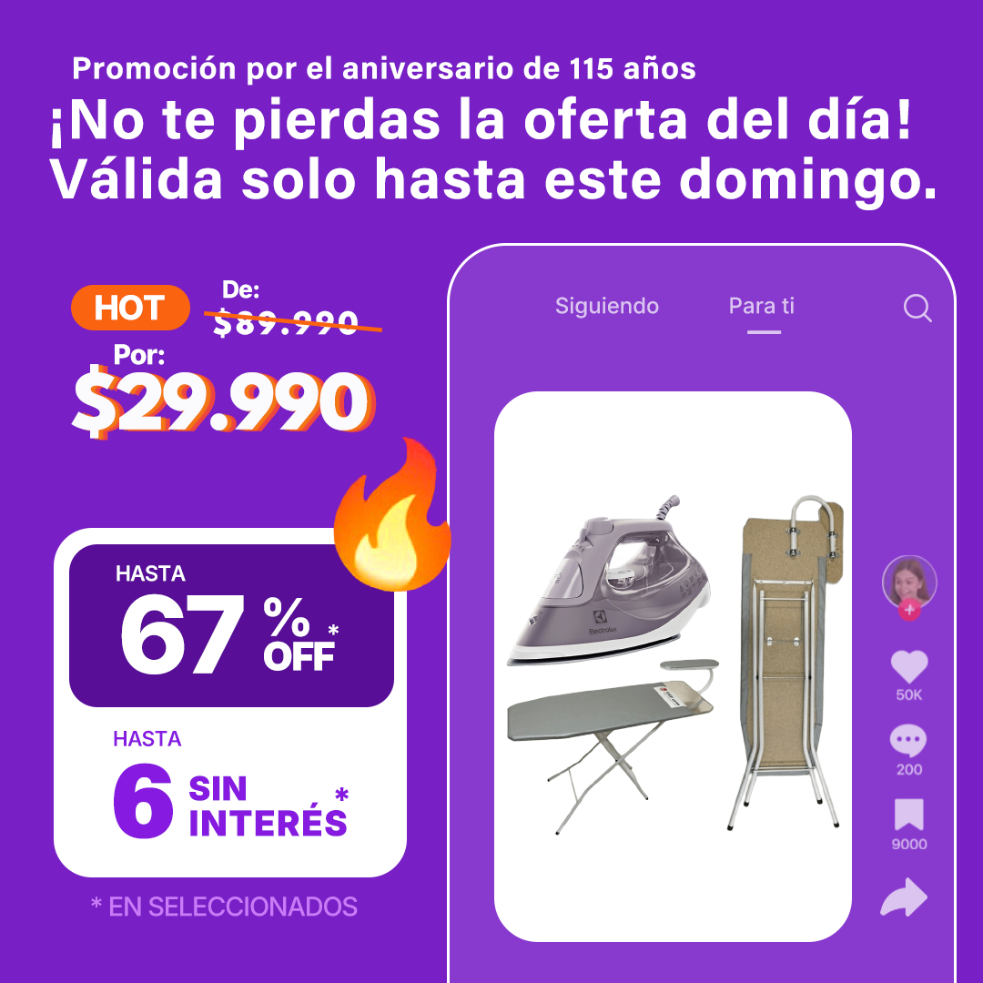 Kit de Plancha + Tabla de Planchar