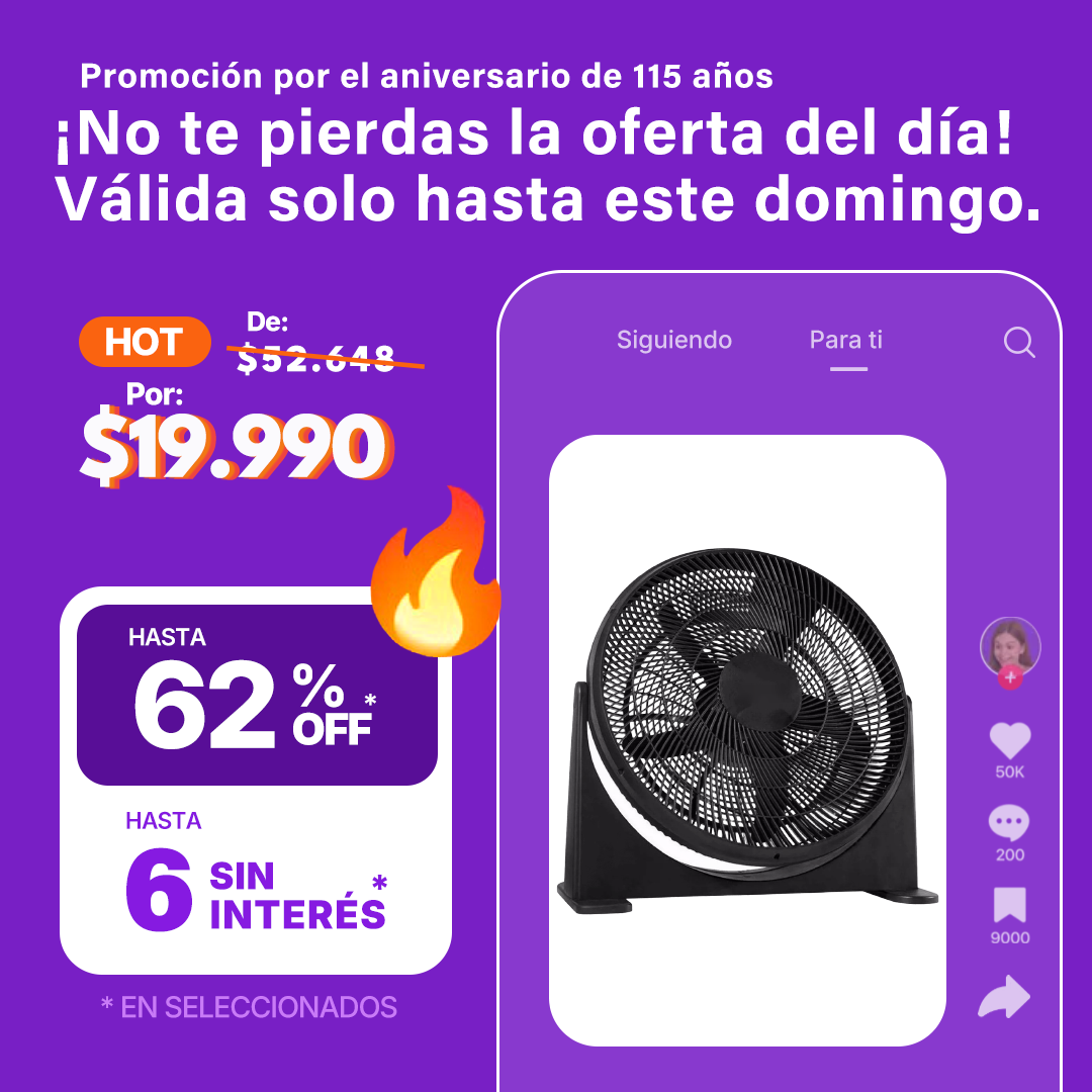 Ventilador Exa Turbo Exahome 20 Pulgadas 90w El Mas Grande Cantidad de aspas 5 Estructura Negro Aspas Negro Diámetro 20 " Material de las aspas Plástico