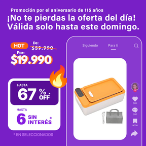 Calentador Portátil Eléctrico Recargable 1 L