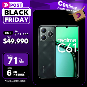 Realme C61 4G Dual Sim, Verde, 8+16Gb, Ram 256Gb, 5000 mAh