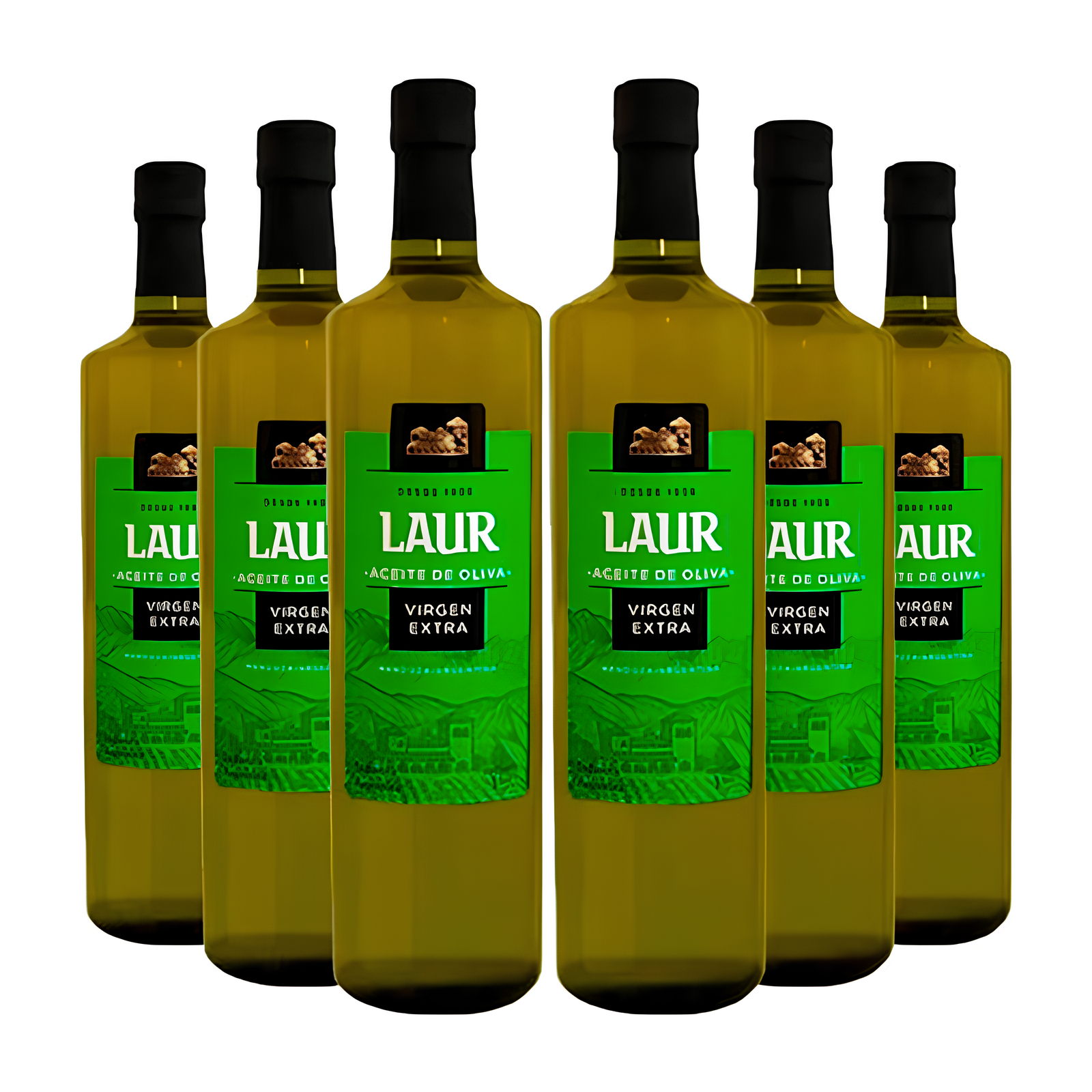 Aceite de Oliva Extra Virgen Laur 1L – Caja x6 Unidades
