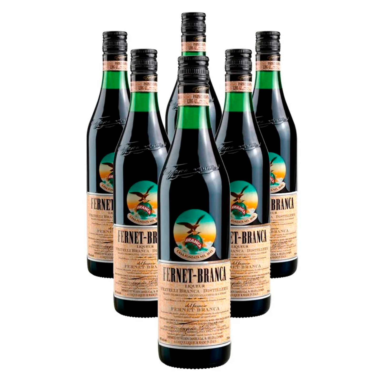 Fernet Branca 750 ml – Caja x6 Unidades