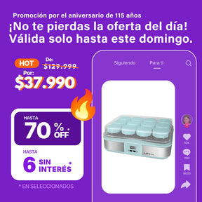 Yogurtera Ultracomb YG-2712 12 Jarros 2,5lts Digital