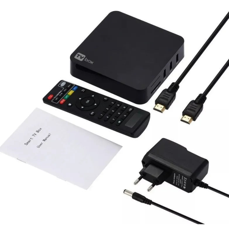 Smart Tv Box Convierte Tu Televisor En Smart 4k Color 128gb Negro Estándar