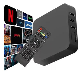 Smart Tv Box Convierte Tu Televisor En Smart 4k Color 128gb Negro Estándar