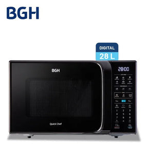 Microondas BGH 28l Grill b228dn20 negro