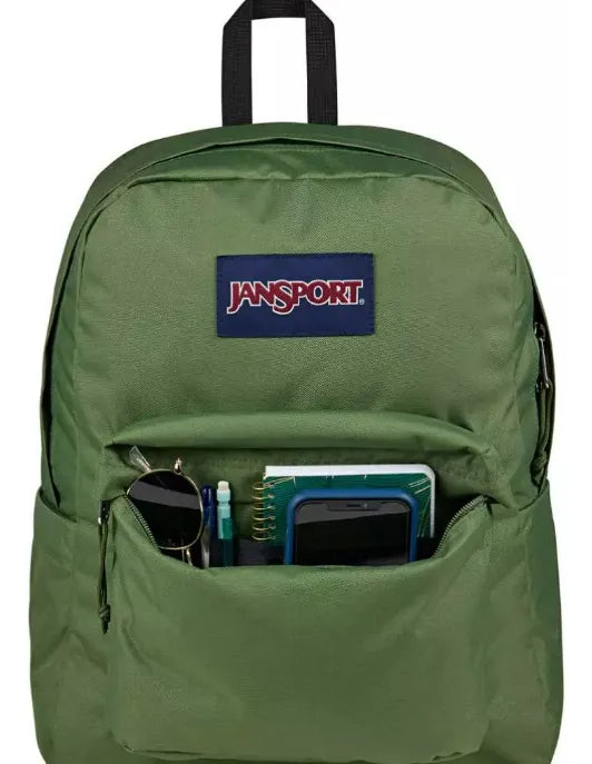 Mochila urbana JanSport Superbreak color black diseño liso 26L