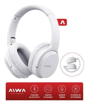 Auriculares inalámbricos Aiwa AW-BT301 blanco