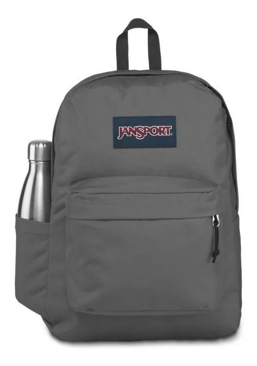 Mochila urbana JanSport Superbreak color black diseño liso 26L
