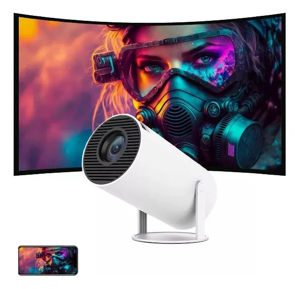 Proyector mini ULTRAHD HY-300 8000lm blanco