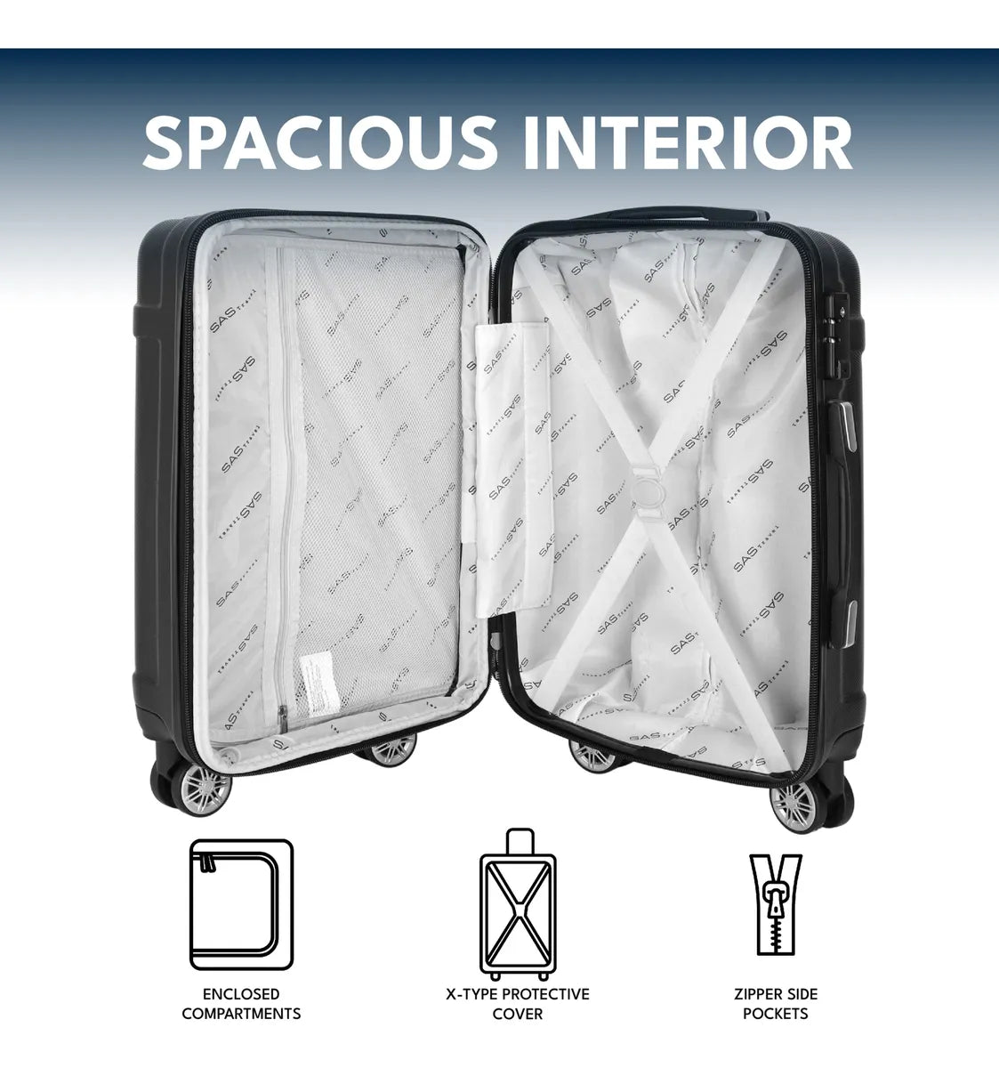 Valijas Valija Mediana Valijas De Viaje Rígida Valijas Medianas Maletas Para Viaje Avion Reforzada Liviana 4 Ruedas 360