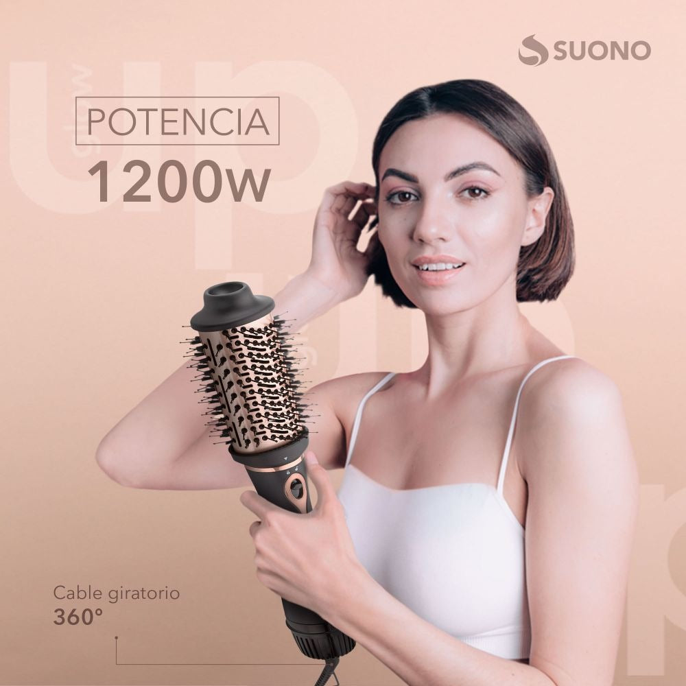Cepillo Secador Modelador Alisador Suono 5 Cabezales 5 en 1